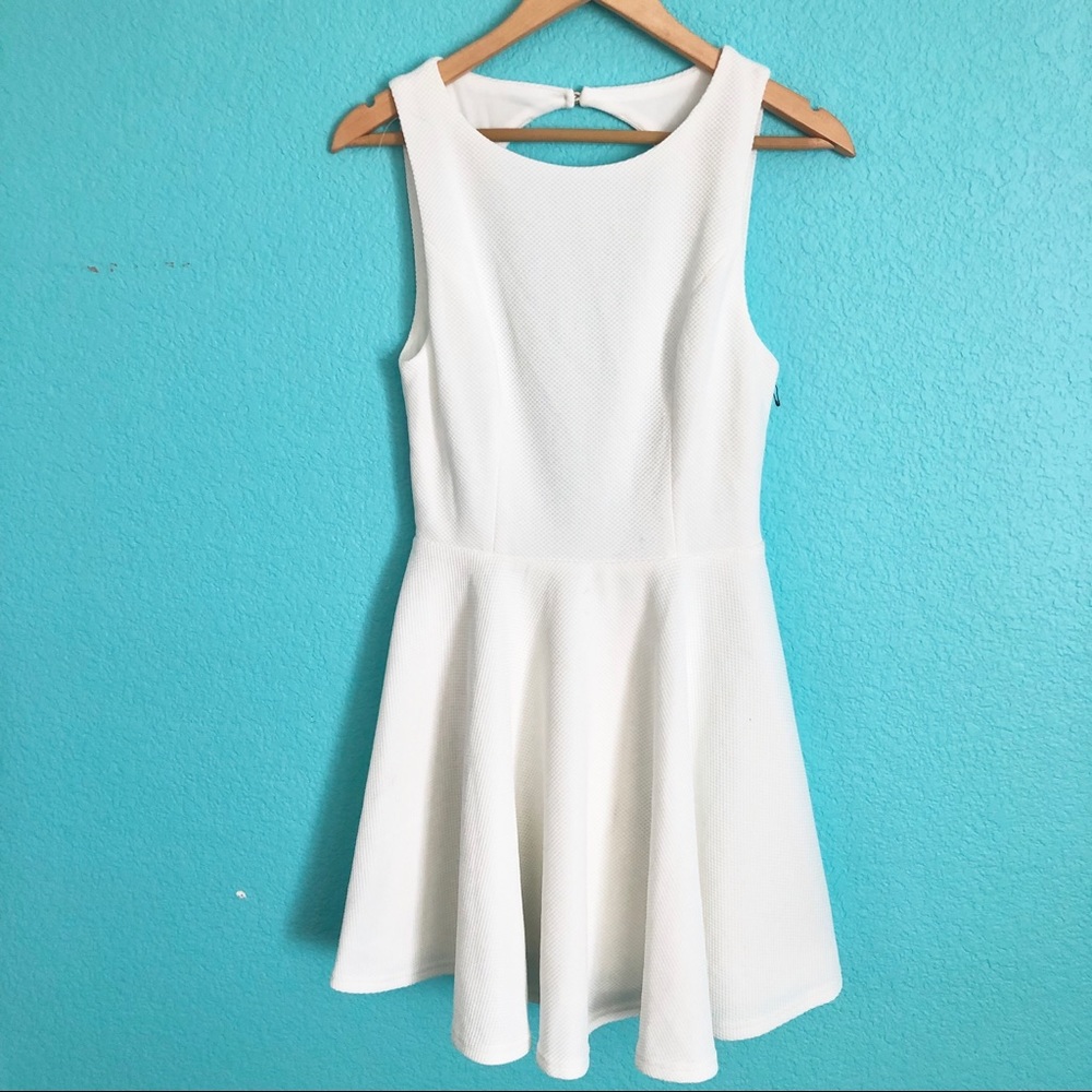 Lulus Gal About Town White Skater Dress - Picture 5 of 7